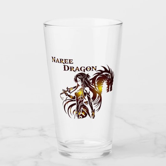 Naree-Drachen-Trinkgeschirr Glas (Vorderseite)