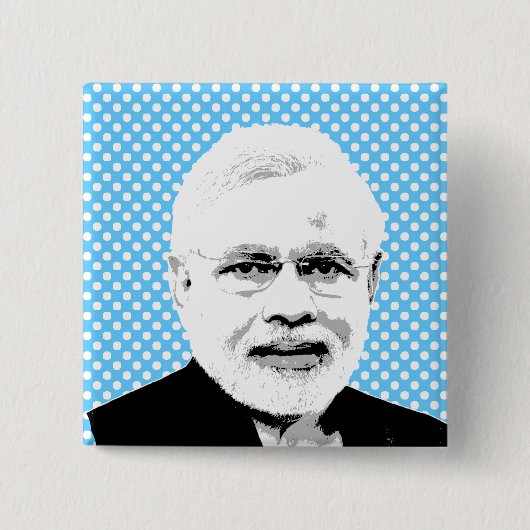 Narendra Modi Button (Vorderseite)