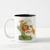 Narendra Modi Indiens Premierminister Namo BJP Zweifarbige Tasse (Links)
