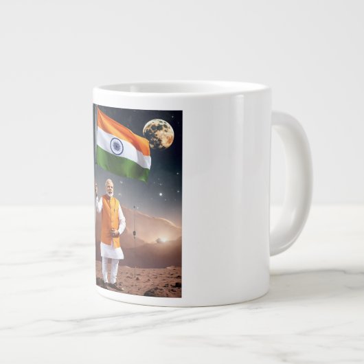 NARENDRA MODI Jumbo-Tasse (Vorderseite Rechts)