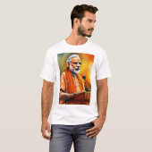 Narendra Modi: Visionary Leader T - Shirt Design" (Vorne ganz)