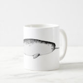 Narhwal Einhorn des Meeresillustrationswals Kaffeetasse (VorderseiteRechts)