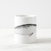 Narhwal Einhorn des Meeresillustrationswals Kaffeetasse (Mittel)
