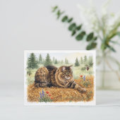 Nari des Waldes Postkarte (Stehend Vorderseite)