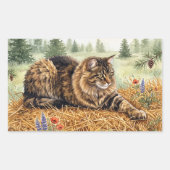 Nari des Waldes Rechteckiger Aufkleber (Vorderseite)