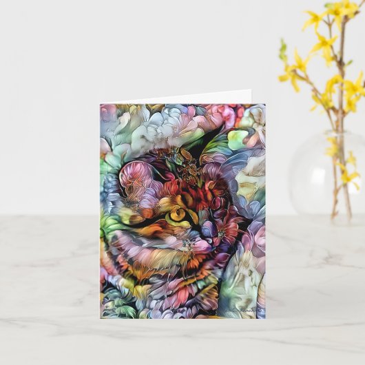 Nari und die Blume Karte (Gelbe Blume)