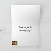 Nari und die Goldene Sonne Dankeskarte (Innenseite)