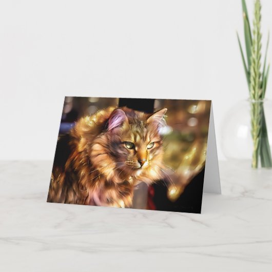 Nari und die Goldene Sonne Dankeskarte (Vorderseite)