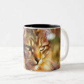 Nari und die Goldene Sonne Zweifarbige Tasse (VorderseiteRechts)