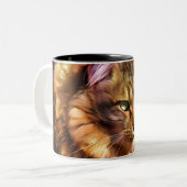 Nari und die Goldene Sonne Zweifarbige Tasse (Vorderseite Links)