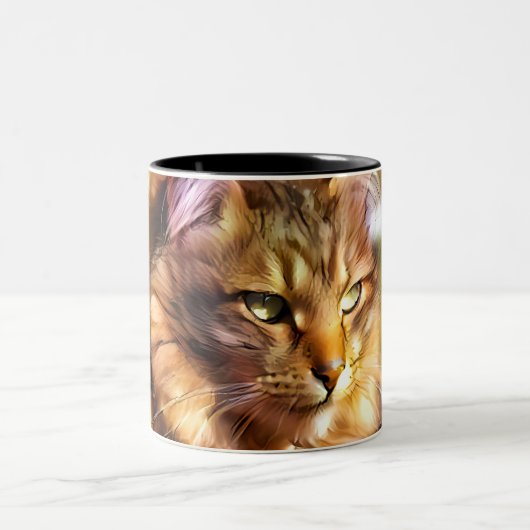 Nari und die Goldene Sonne Zweifarbige Tasse (Mittel)