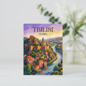 Narikala-Festung Georgien Postkarte (Stehend Vorderseite)