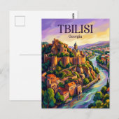 Narikala-Festung Georgien Postkarte (Vorne/Hinten)