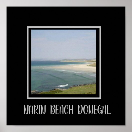 Narin Portnoo Beach Donegal Poster (Vorne)