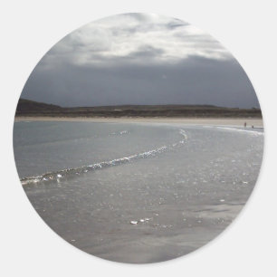 Narin Stand, Donegal, Irland Runder Aufkleber