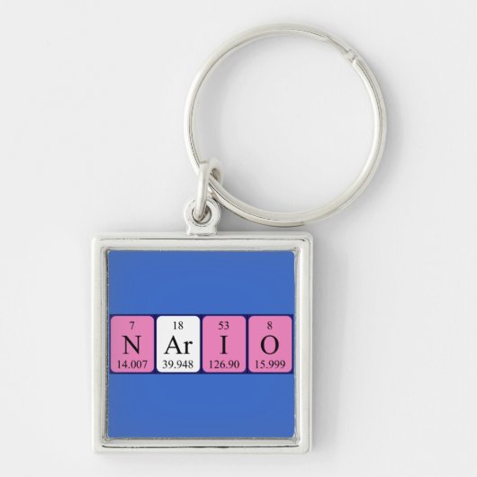 Nario Periodenschlüsselring Schlüsselanhänger (Vorne)