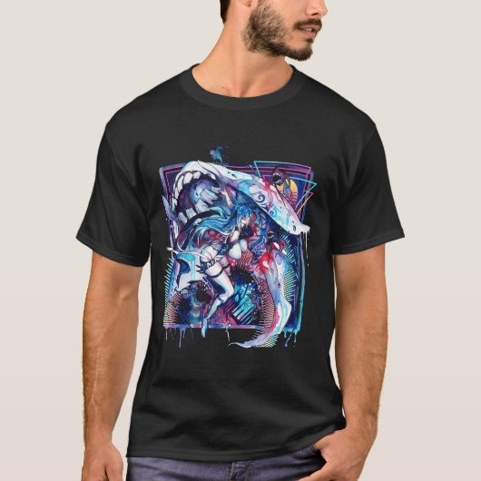 Narja Chaos Zero Nightmare 5-Sterne-Controller Pel T-Shirt (Vorderseite)