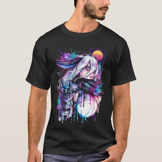 Narja Crowd Control Unterstützung Chaos Zero Albtr T-Shirt (Vorderseite)