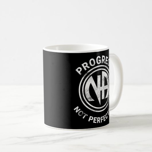 Narkotika Anonymer Fortschritt Nicht perfekte Om N Kaffeetasse (VorderseiteRechts)