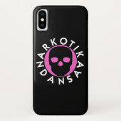 NARKOTIKA LIV Bubble Gum Gehäuse iPhone X schwarz Case-Mate iPhone Hülle (Rückseite)