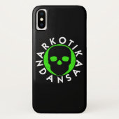 NARKOTIKA LIV Forest case iPhone X schwarz N3 (Rückseite)