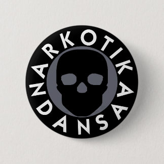 NARKOTIKA LIV Sinker Rund Abzeichen schwarz N3 Button