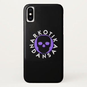 NARKOTIKA LIV Violet Gehäuse iPhone X schwarz N3 Case-Mate iPhone Hülle