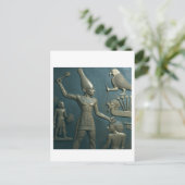 Narmer First Pharaoh Victoria Palette Art Postkarte (Stehend Vorderseite)