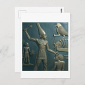 Narmer First Pharaoh Victoria Palette Art Postkarte (Vorne/Hinten)