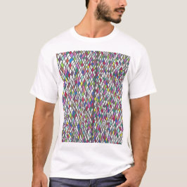 Narmin | Farbintensives, sich wiederholendes, hand T-Shirt