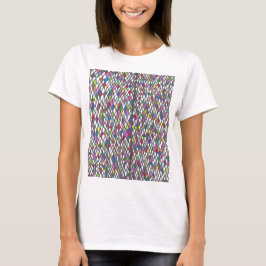 Narmin | Farbintensives, sich wiederholendes, hand T-Shirt