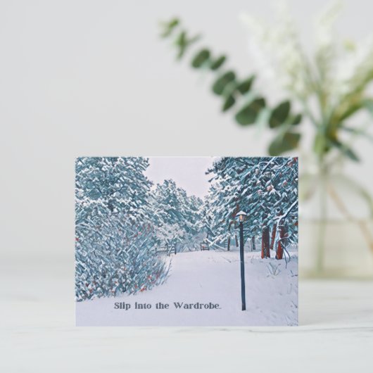 Narnia Inspiriert Postkarte (Stehend Vorderseite)