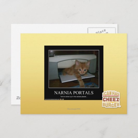 Narnia Portals Postkarte (Vorne/Hinten)