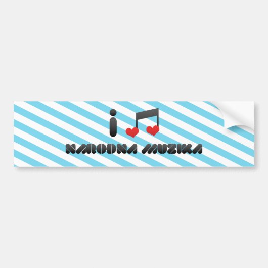 Narodna Muzika Autoaufkleber (Vorne)