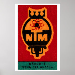 Narodni Technical Museum - Streichholzschachtel-Dr Poster