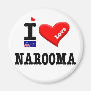 NAROOMA - I-Liebe Magnet