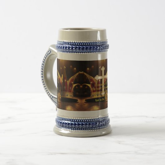 Narr gegen Weise Bierglas (Vorderseite Links)