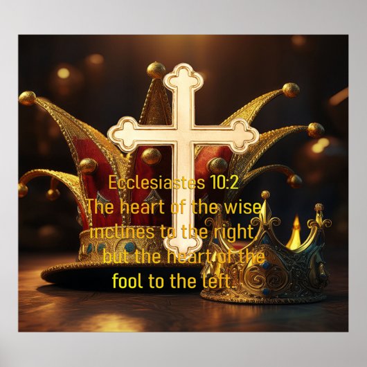 Narr gegen Weise Poster (Vorne)