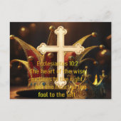 Narr gegen Weise Postkarte (Vorderseite)