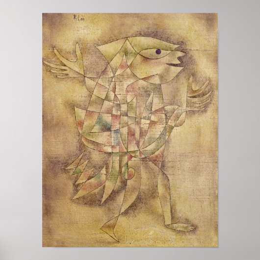Narr in Trance, 1929 von Paul Klee Poster (Vorne)