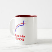 Narr mich einmal zweifarbige tasse (Vorderseite Links)