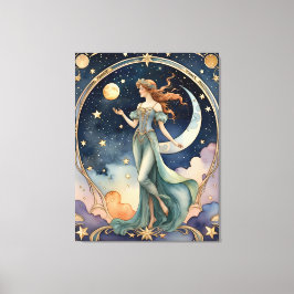 Narr - Tarot Leinwanddruck