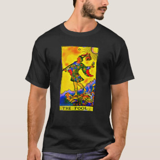 Narr-Tarotkarte Fette Farben Hellseher-Shirt T-Shirt
