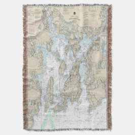 Narragansett Bay Nautical Chart 13221 Decke
