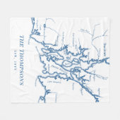Narragansett Bay Newport Family Wedding Gift Flee Fleecedecke (Vorderseite (Horizontal))
