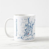 Narragansett Bay Newport RI-Geschenk Kaffeetasse (Links)