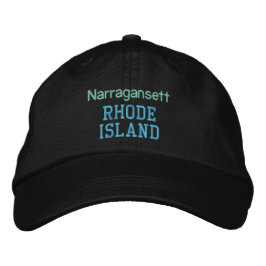 NARRAGANSETT BESTICKTE BASEBALLKAPPE