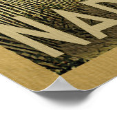 Narragansett Poster Beach Vintage Travel (Ecke)