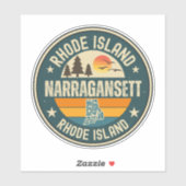 Narragansett, Rhode Island Aufkleber (Blatt)