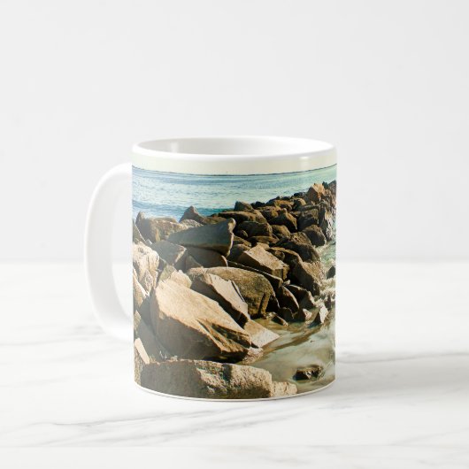 Narragansett Rhode Island Beach  Kaffeetasse (Vorderseite Links)